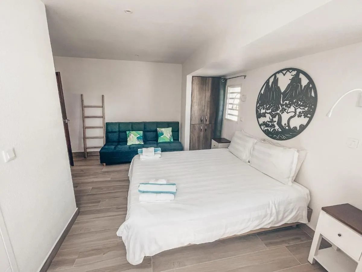 Apartment Tiki Street Side Studio With Shared Water Front Terrace At Grand Case